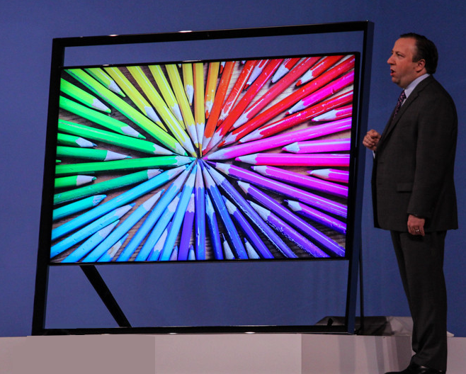 85-inch monitor in UHDTV from Samsung, photo: pocket-lint.com.