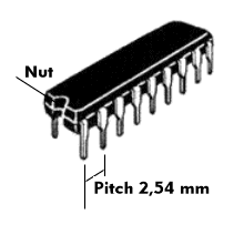 DIP device with 18 pins