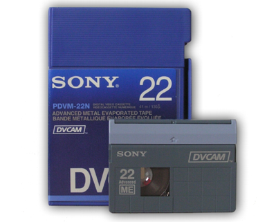 DVCAM cassette, photo: mii-kopien.de