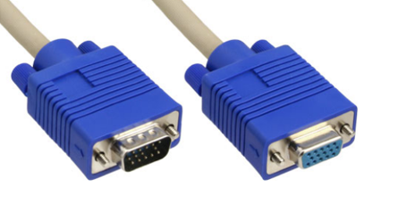 The blue VGA connector