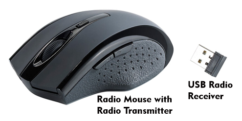 Wireless mouse for 2.4 GHz, photo: pearl.de