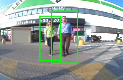 Pedestrian detection, photo: logicbricks.com