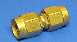 Gender Changer as SMA connector, male to male, photo: AME-Engineering