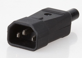Device plug for mains voltage according to IEC and VDE