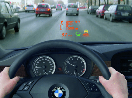 Head-up-Display (HUD), Foto: BMW