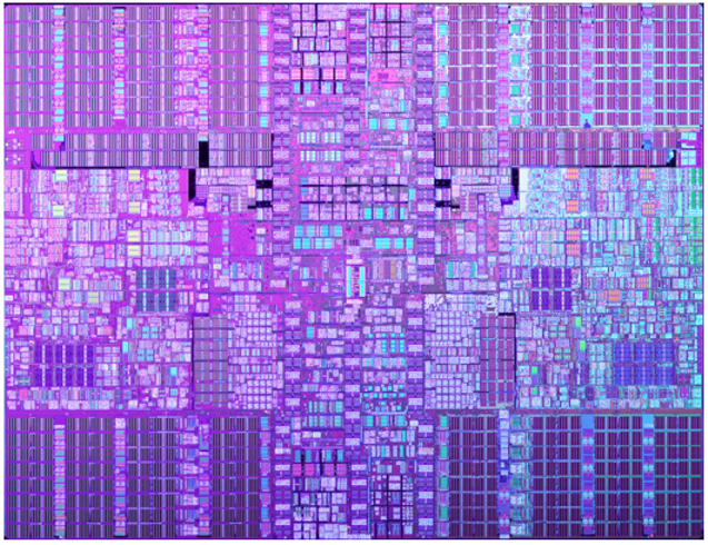 IBM's Power6 CPU with 790 million transistors.