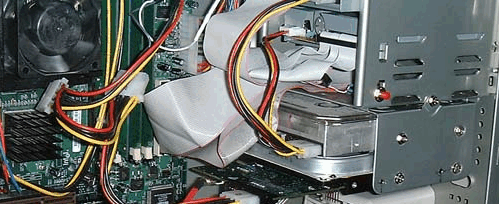 IDE-ATA cabling of the drives in a PC