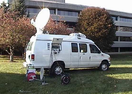 Van for Satellite News Gathering (SNG), photo: liveonsite.com