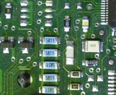 Printed circuit board in SMT technology