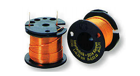 Air core coils, Photo: Loudspeaker Shop