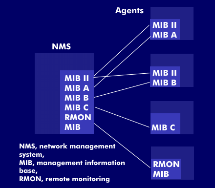 MIB structures in the network management environment