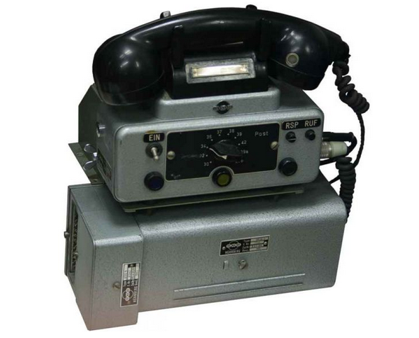 Cell phone from 1965 for the A-Net, photo: hessenpark.fox11.de