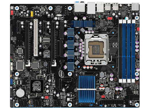 Motherboard with CPU Core i7, photo: Hardwaresphere.com