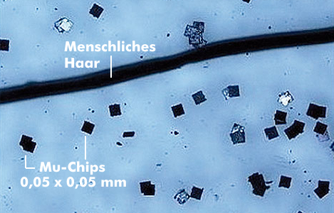 Mu-Chips als Smart Dust von Hitachi