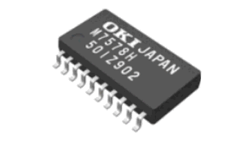 SSOP chip with 20 connections, photo: OKI