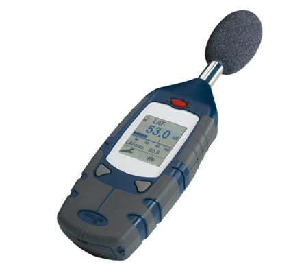 Sound level meter with simple graphic display, photo: pce-instruments.de
