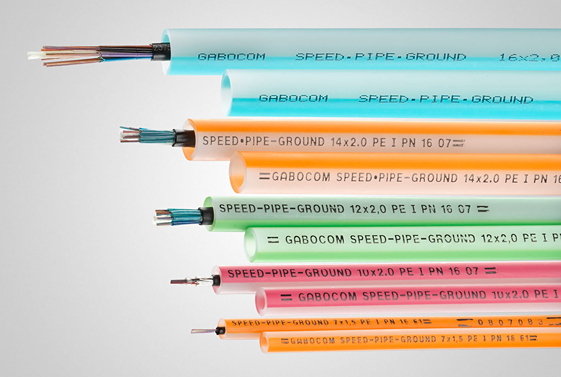 Speedpipes with different diameters, Photo: gabocom.de