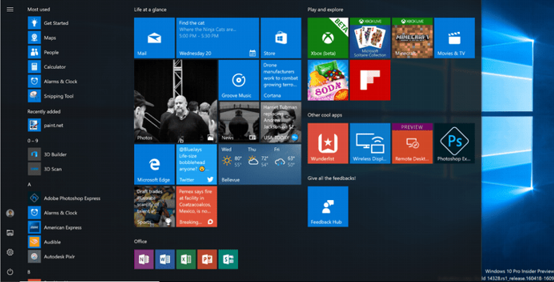 Windows 10 mit Kacheloberfläche